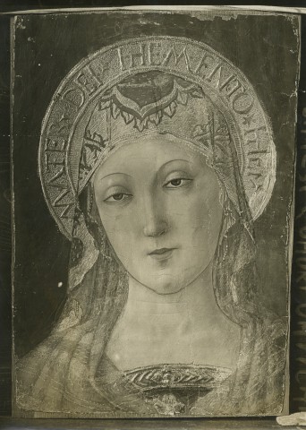 Anonimo — Lorenzo di Alessandro - sec. XV - Madonna — particolare